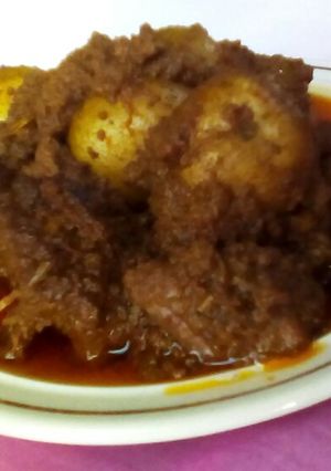 Foto resep Rendang asli padang