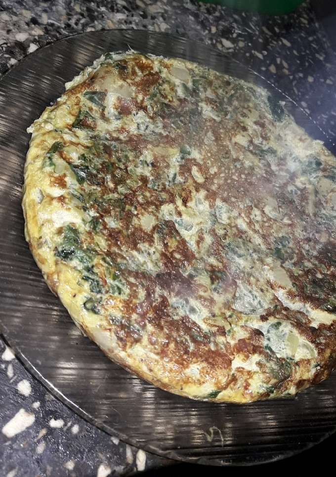 Una foto de Tortilla de espinacas