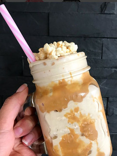 Una foto de Batido de mantequilla de maní