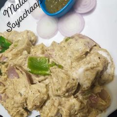 Malai soyachaap A picture of Malai soyachaap.