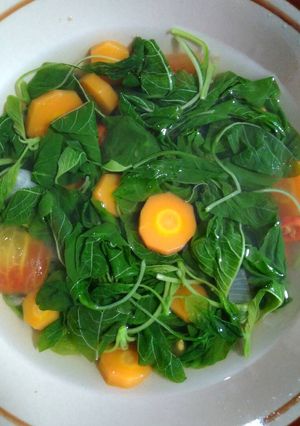 Foto resep Sayur Bayam Kuah Bening