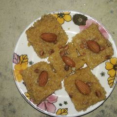 A picture of Mawa barfi.