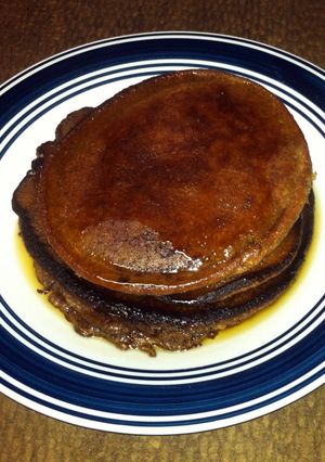 A picture of Healthy Chocolate Pancakes.