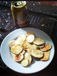A picture of Microwave Potato Chips.