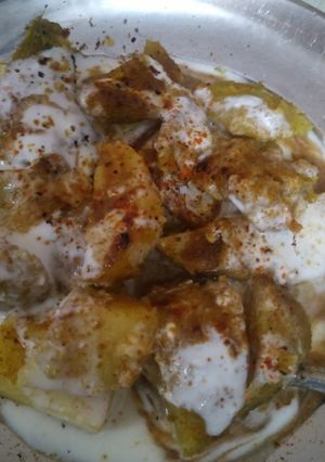 तवे कि शकरकंद चाट(tawe ki sharkand chaat recipe in hindi) रेसिपी मुख्य फोटो