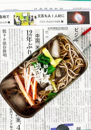 A picture of Chilled Soba Noodles – Cold Noodle Dish.