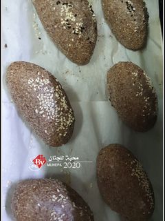 صورة لوصفة خبز الساندويش الكيتوني او الصمون 🥖