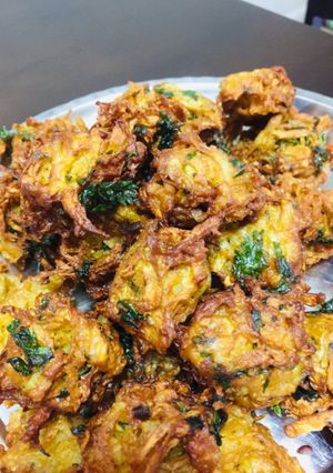 A picture of Bottle Gourd fritters.