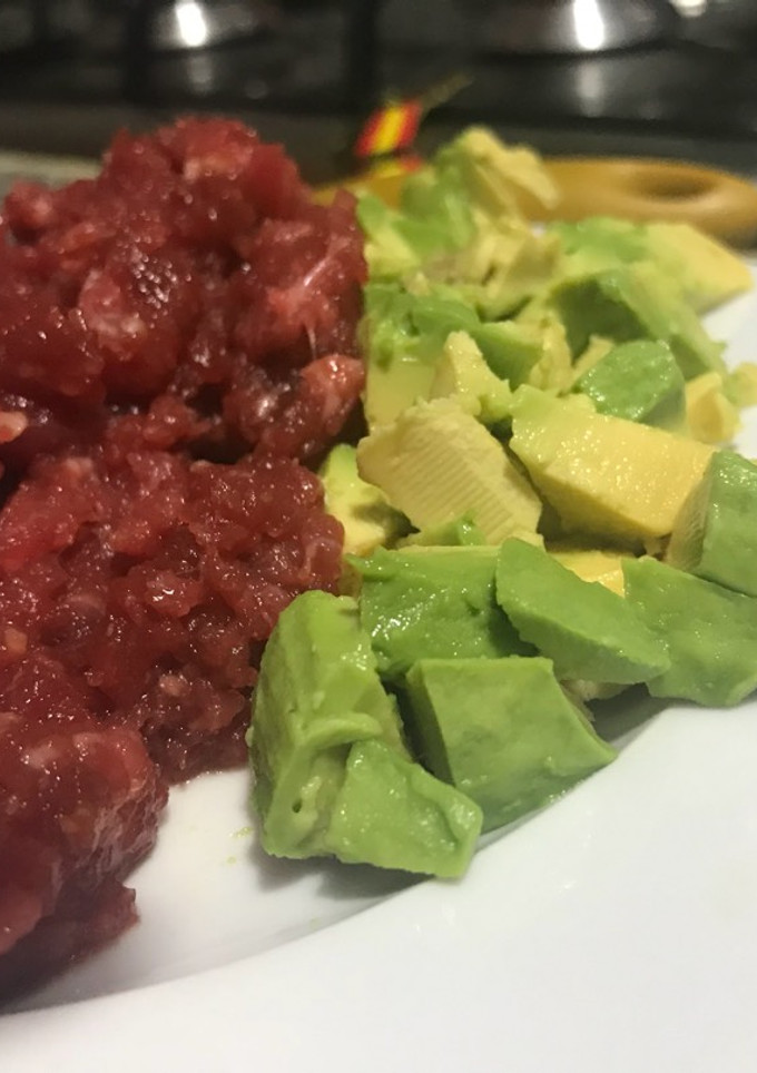 Una foto de Steak tartar a mi manera 2.0