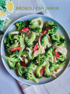 Foto resep Brokoli Cah Jamur