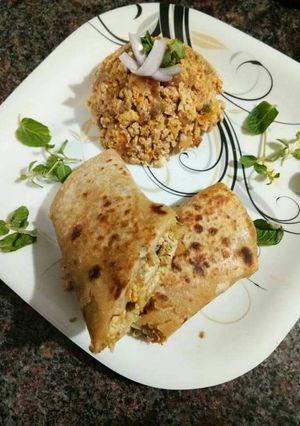 A picture of Egg bhurji.
