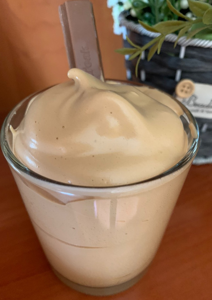 Una foto de Mousse de café con Thermomix