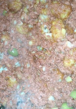 A picture of Puertorican cornbeef!!.