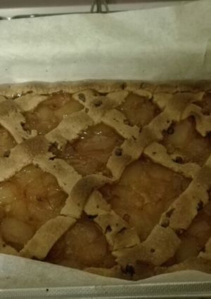 Foto di Crostata di pere e cioccolato