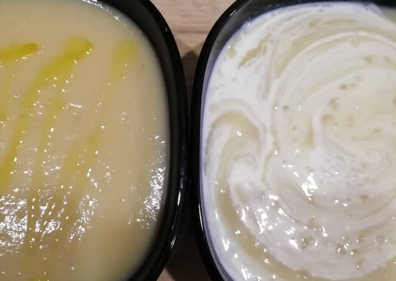 Soupe poireaux / choux fleur / pomme de terre