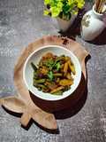 FRENCH BEANS ALOO DRY CURRY (UP Style)..