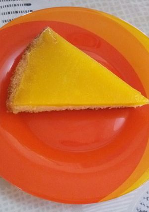 صورة لوصفة كيكة بكريمة البرتقال