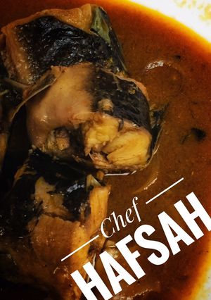 A picture of Catfish pepper soup.