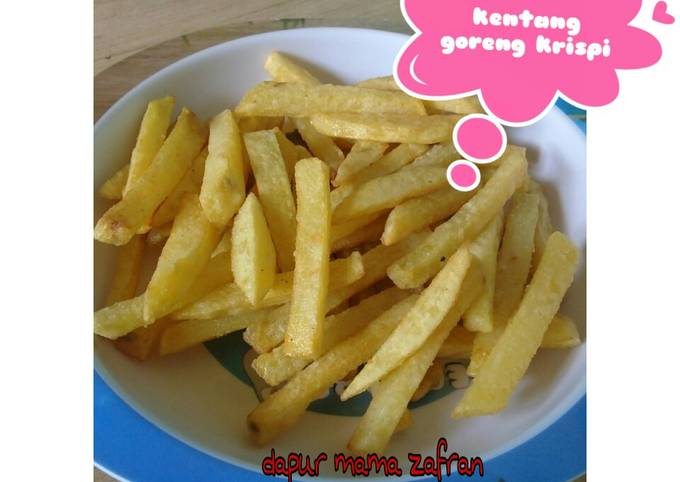 Ternyata ini loh! Resep buat Kentang goreng krispi yang istimewa