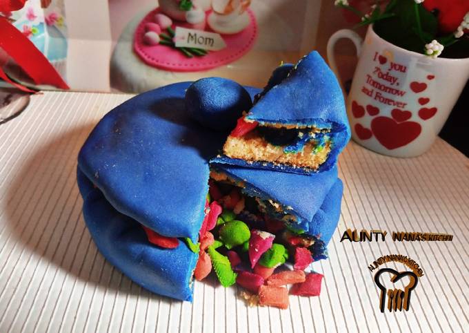 Recipe of Quick Bowl with cover fondant cake😍