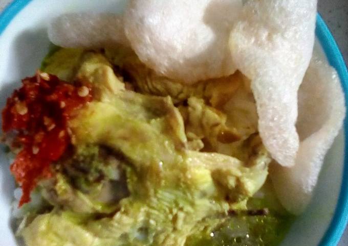 Resep Bubur Ayam Kuah Kuning Enak Oleh Nia Mamanora Cookpad