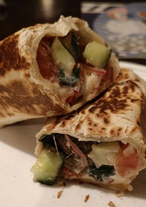 Una foto de Sanduche de Falafel