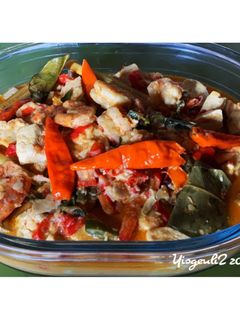 Foto resep Udang Tahu Kuah Santan