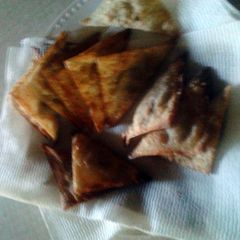 A picture of Stuffed apple Fried Wontons.
