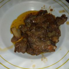 A picture of Mbuzi dry fry.