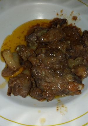 A picture of Mbuzi dry fry.