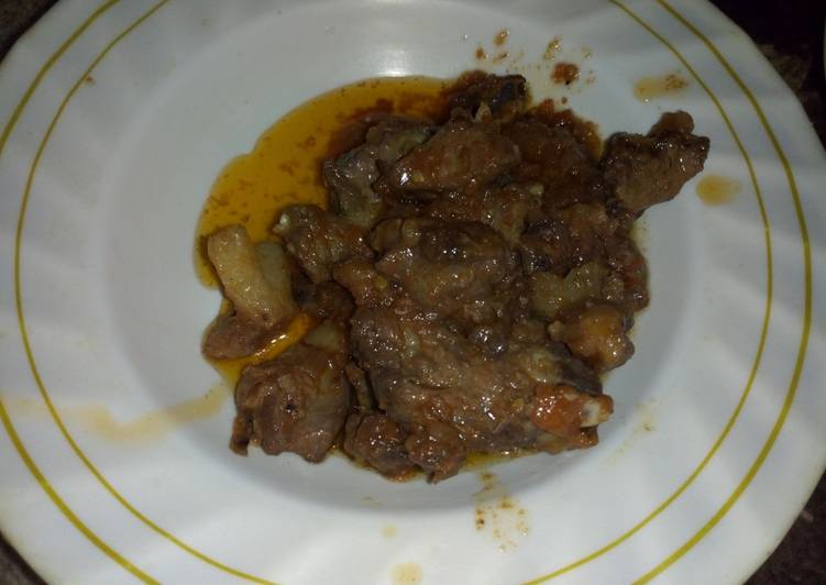 Mbuzi dry fry