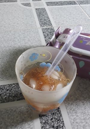 Hình của món Nước cam hạt chia.
