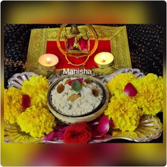 A picture of Janmashtami Special Maharashtrian Atta Panjiri 🌹🙏.