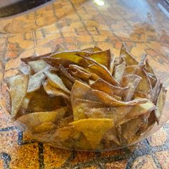A picture of Home made Cool Ranch Doritos.