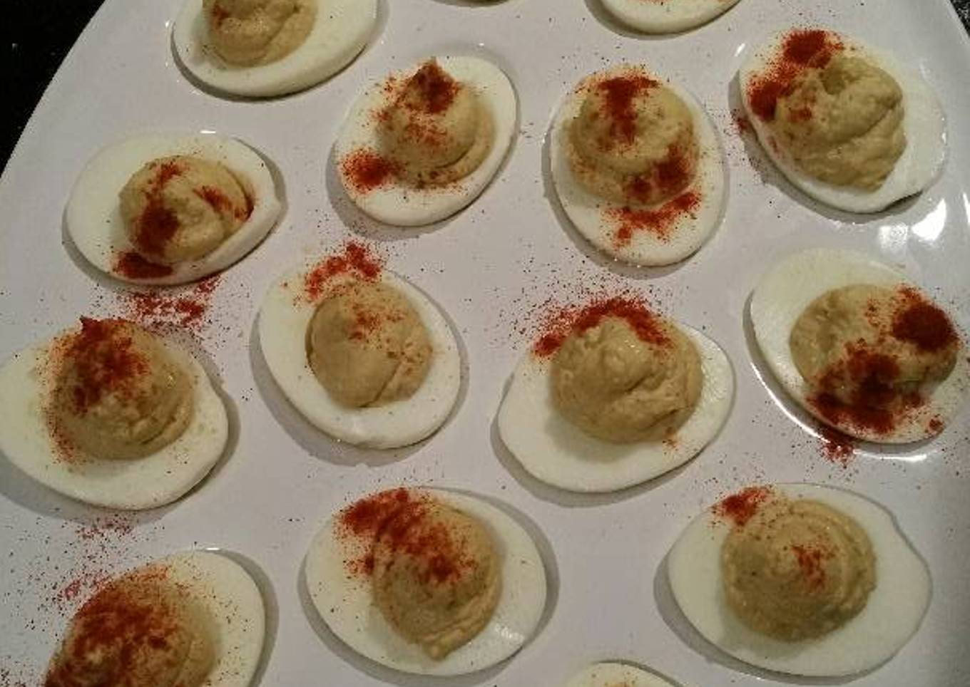 Caesar Deviled Eggs
