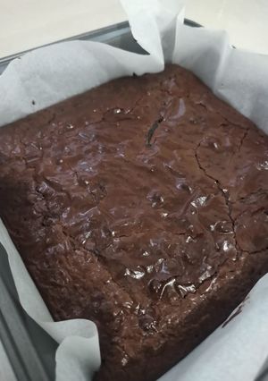 Foto resep Brownies Panggang, no mixer, oven tangkring