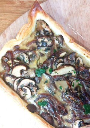 Une photo de Tarte aux champignons 🍄
