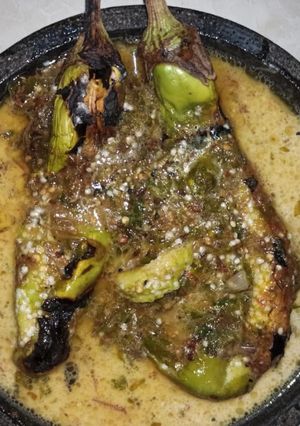 Foto resep Pecak Terong bakar