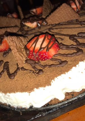 Una foto de Postre fácil con galletitas