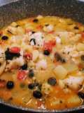 Rana pescatrice in umido