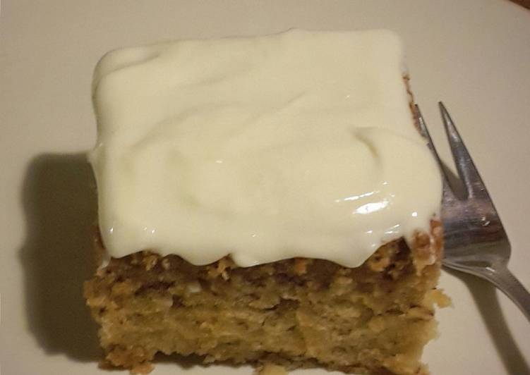 Resep Banana Cake with Cream Cheese Frosting Anti Gagal