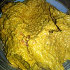 A picture of Red Roasted Pepper Hummus.