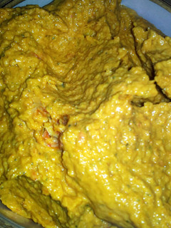 A picture of Red Roasted Pepper Hummus.