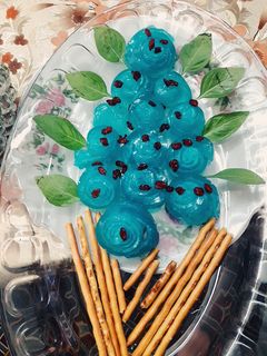 عکسی از دستور ژله رولی بلوبری