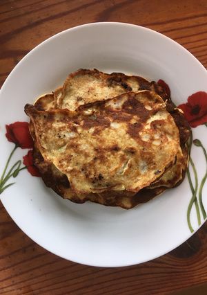 A picture of Banana pancakes (banánové lievance).