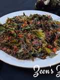 Red and Green Amaranthus Bhaji