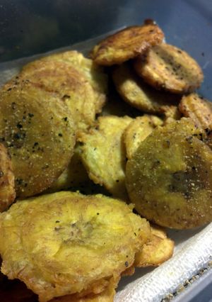 A picture of Mamá's Tostones.