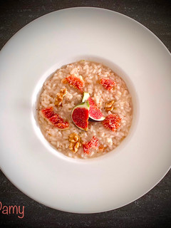 Foto di RISOTTO FICHI, NOCI E TOMA