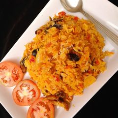 A picture of Palm oil jallop rice.
