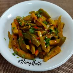 A picture of Peanut Chutneywali Ivy Gourd/ Tindora Sabji.